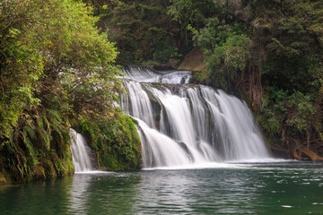 Maraetotara Falls in the Hawke's Bay region, New Zealand