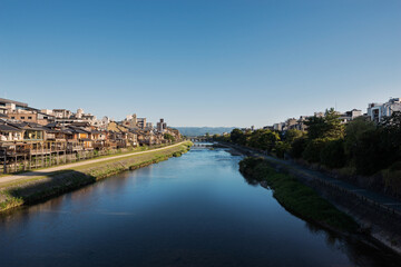 Fototapeta na wymiar 京都の鴨川