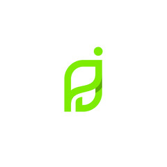 PJ Logo Icon Initial Design