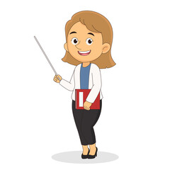 Curriculum Clipart Teacher - Female Teacher