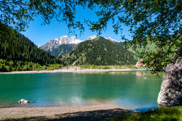 lake in the mountains