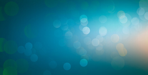 Abstract bokeh background blue and white