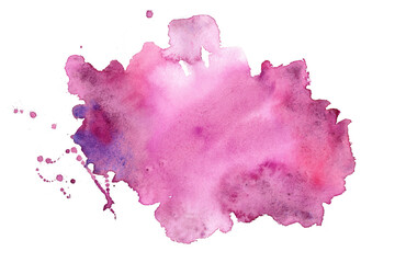 abstract pink watercolor stain texture background