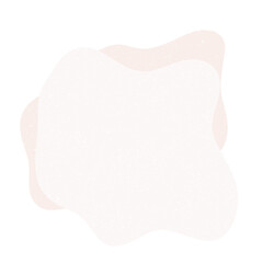 Abstract Organic Shape With Grainy Texture