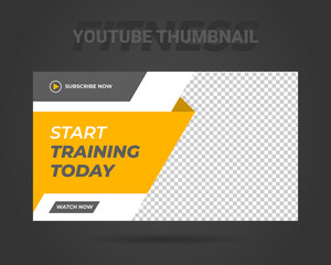 Youtube thumbnail and web banner template