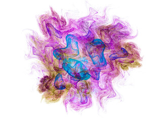 
surreal futuristic digital 3d design art abstract background fractal illustration for meditation and decoration wallpaper