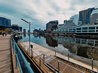 Scenic view of the Yarra River Southbank Melbourne