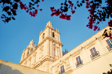 Ancient palace in Lisbon. Igreja de São Vicente de Fora.