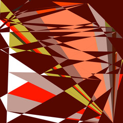 Geometric abstraction generative art background art illustration