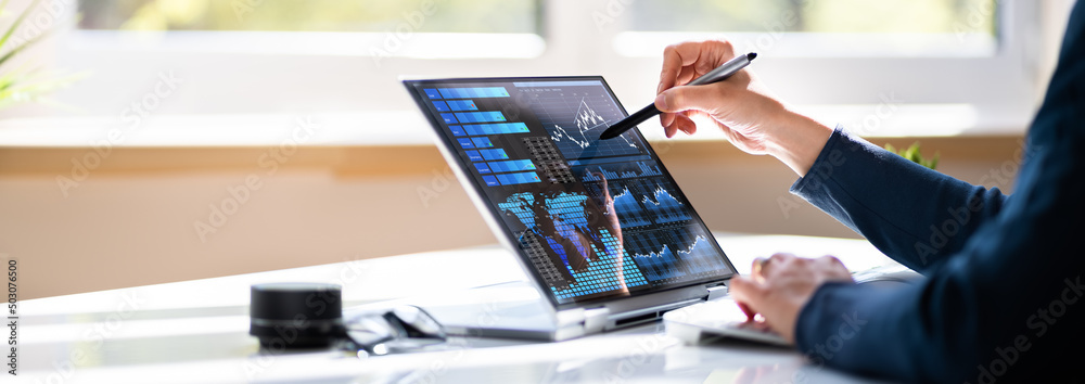 Poster kpi business data dashboard analytics