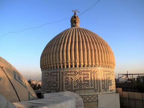 Imam-i Azam Abu Hanifa Tomb was built in the 11th century. A view from the dome of the tomb. Baghdad, Iraq.