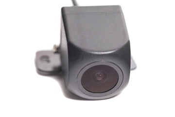 Obraz premium car rear view camera for parking assistance isolated on white background