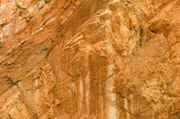 Cross section texture of large composite rock