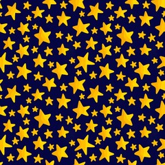 Kids seamless stars pattern for fabrics and textiles and packaging and gifts and wrapping paper and hobbies