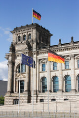 Obraz premium Berlino, Parlamento,Reichstag