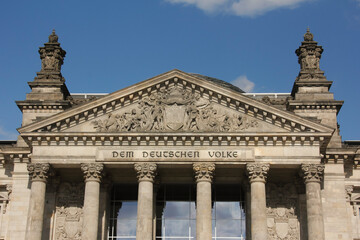 Fototapeta na wymiar Berlino, Parlamento,Reichstag