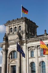 Fototapeta na wymiar Berlino, Parlamento,Reichstag