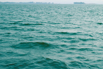 Blue water sea wave texture background