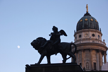 Obraz premium Berlino, piazza Gendarmenmarkt