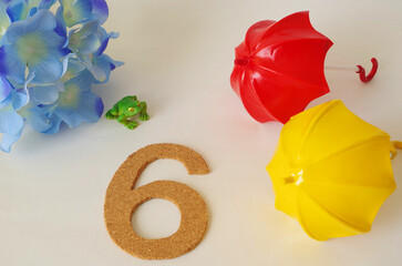 梅雨と6月イメージ