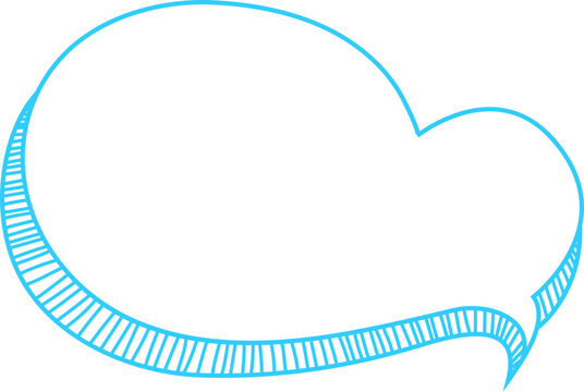 recommend clip art: Hand drawn speech bubble outline