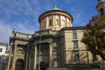 Fototapeta na wymiar Prepositural Church of Santa Maria Immacolata delle Grazie in Bergamo, Italy