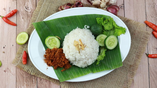 Nasi Liwet Is Traditional Food From Indonesia