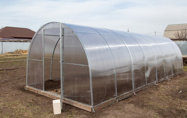 New greenhouse on the ground