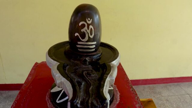 hindu god lord Shiva linga from different angle