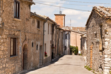 Fototapeta na wymiar Civita di Bojano, Molise- antico borgo medievale