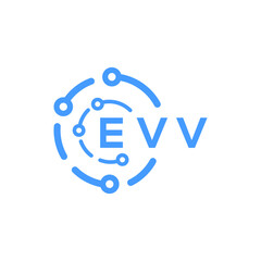 BVV technology letter logo design on white  background. BVV creative initials technology letter logo concept. BVV technology letter design.