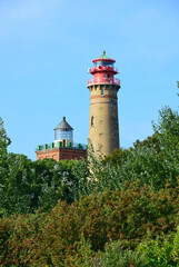 Fototapeta na wymiar Kap Arkona neuer Leuchtturm
