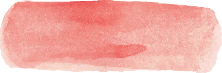 Peach brush stroke hand painted illustration. Watercolor background painted.