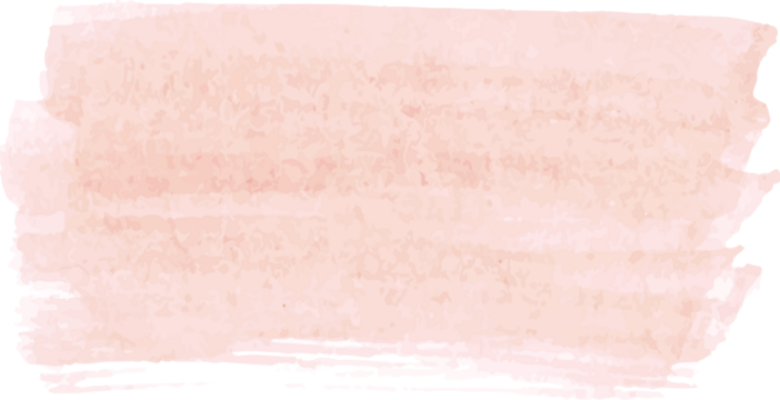 Peach brush stroke hand painted illustration. Watercolor background painted.