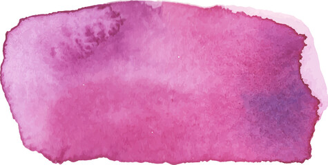 Pink brush stroke hand painted illustration. Watercolor background painted.