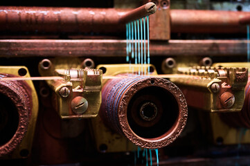 Coil winder machine with jackshafts copper wire drawing die