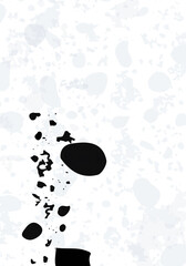 Terrazzo modern abstract template. Grey texture