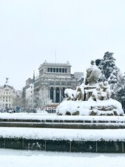 Snow in Madrid