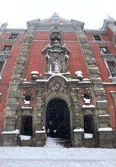Iglesia de Las Calatravas, Snow in Madrid