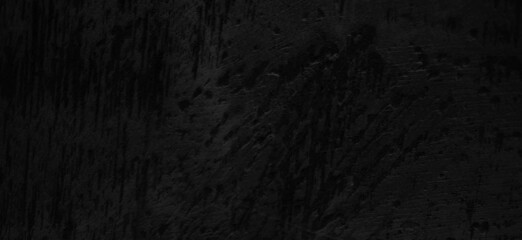 Fototapeta na wymiar Scary dark walls, Long black concrete cement texture for background