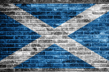 The flag of Scotland (Scottish Gaelic: bratach na h-Alba;[1] Scots: Banner o Scotland, also known...