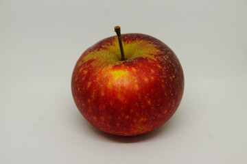 red apple on a white background