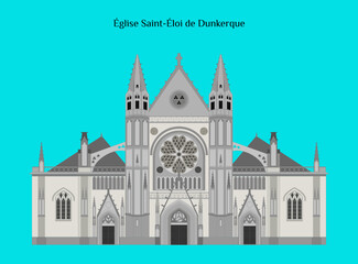 Church of Saint-Éloi, Dunkirk
Église Saint-Éloi de Dunkerque, France