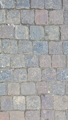 Rustic stone sidewalk, cobblestone sidewalk