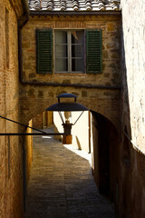 Fototapeta premium Buonconvento, medieval alleys