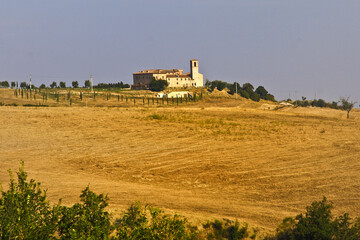 Val d'Orcia, Toscana, Italy. Panorami