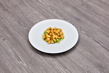 Pollo Fritto, Pollo , Fritto, Cucina Cinese, Cinese, Ristorante, Bocconcini, insalata, alimento, salutare, bianco, giallo, ortaggio, piatti, pasti, isolata, dieta, pasta, piatto, dolce, nutrire, spunt