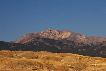 Naklejka premium crazy woman mountain range in Montana.