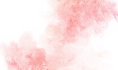 Pink watercolor abstract background in the mood of love for a wedding, valentines day card designs