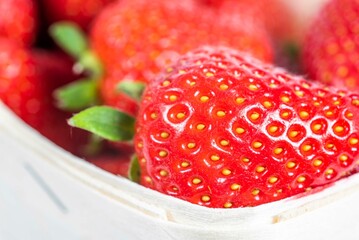 panier de fraises